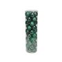 Green 8cm Plastic Ball in tube (matt,shiny,glitter) x 40