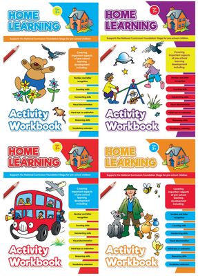 Learning at Home Activity Books