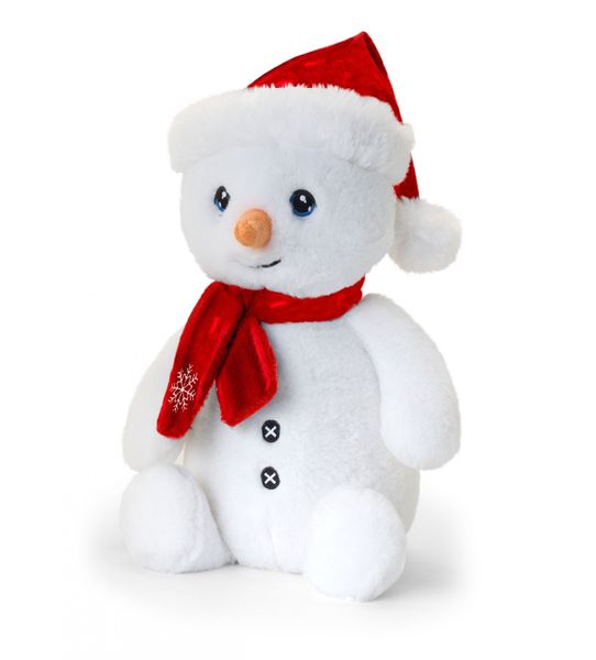 20cm Keeleco Snowman with Hat & Scarf