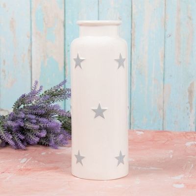Grey Star Vase 