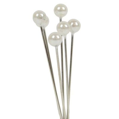 3.5cm White Pearl Headed Pins