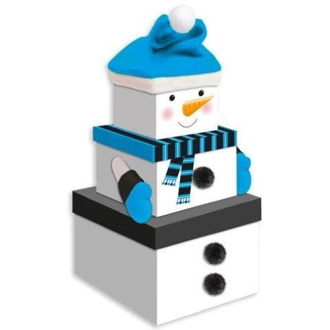 Snowman Stacking Boxes 