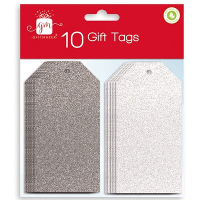 Glitter Christmas Tags 