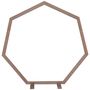 223cm Heptagon KD Wooden  Arch Natural