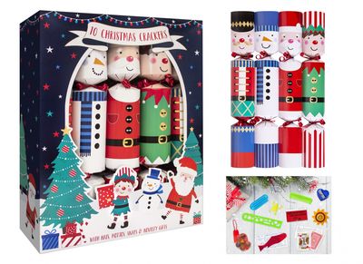 10X12" Santa & Friends Crackers