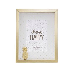 Touch of gold pineapple photo frame