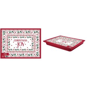 Christmas Joy Lap Tray 44X34Cm