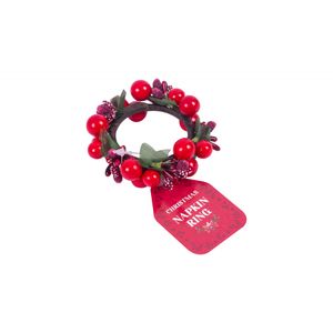 Christmas Joy Berry Napkin Ring