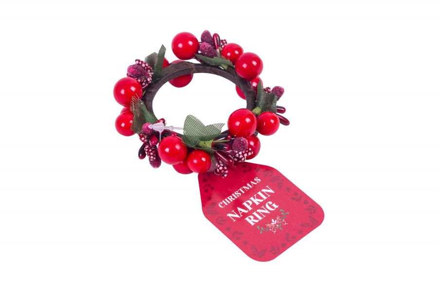 Christmas Joy Berry Napkin Ring