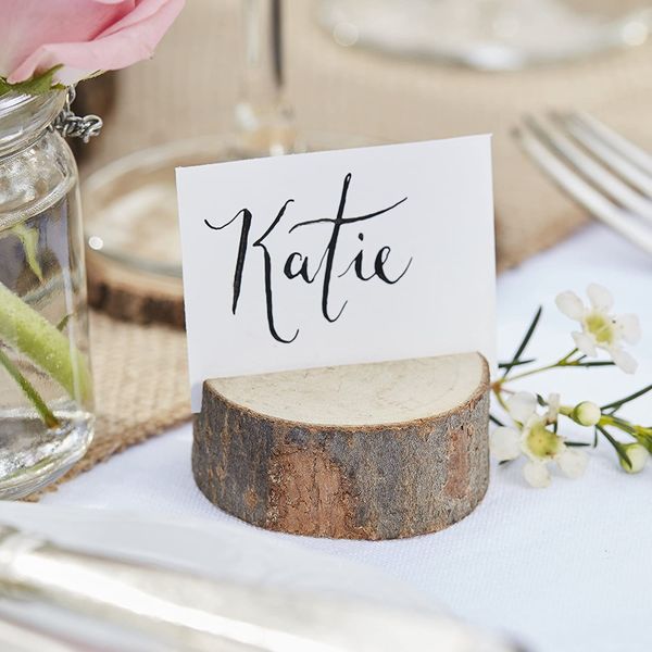 Wooden Place card holder