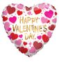 ECO Balloon- Happy Valentines Day Dots & Hearts (18 Inch)