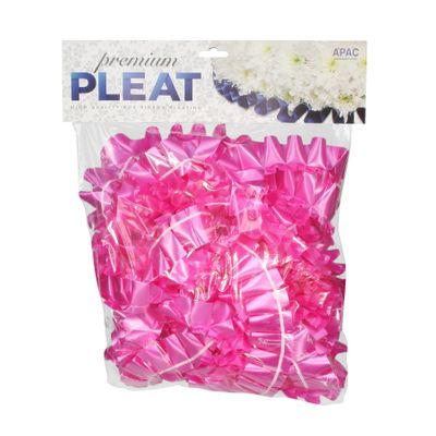 Cerise Pink - 50mm Premium Pleat Ribbon 10m 