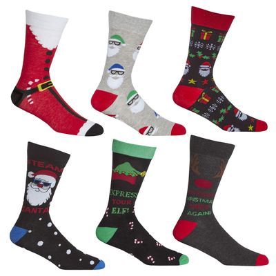 Mens Christmas Design Sock