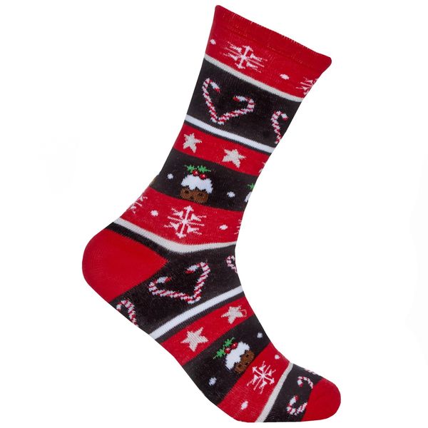 Ladies Christmas Design Sock