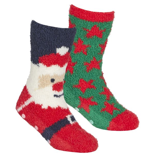 Kids 2 Pack Christmas Cosy Sock