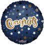 Congrats Blue Star Balloon(18 Inch)