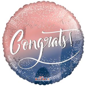  Congrats Girl Confetti Balloon (18 Inch)