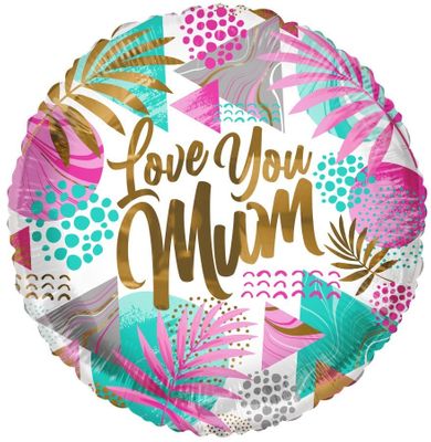 ECO Balloon-Love You Mum Jungle(18 Inch )