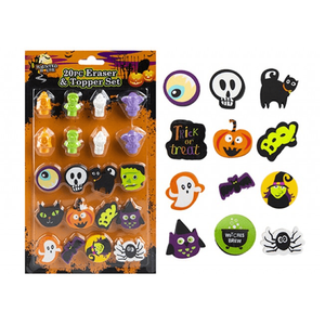 Halloween Eraser and Topper Set