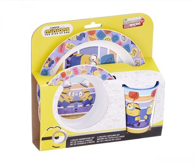 Minions 2 3Pc Tableware Set