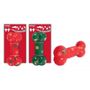 Assorted Rubber Printed Dog Bone Toy (17cm)