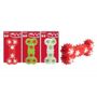 Assorted Rubber Snowflake Dog Bone Toy (17cm)