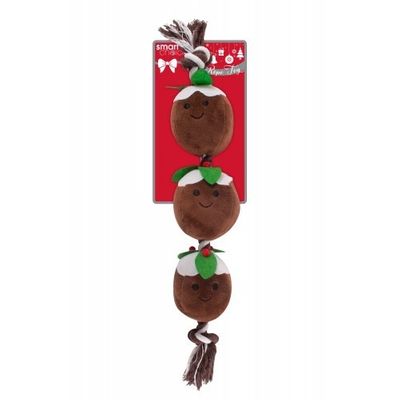 Christmas Pudding Rope Dog Toy (46cm)