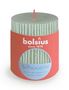 Bolsius Rustic Silhouette Pillar Candle  80 x 68mm - Jade Green