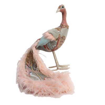 H35*W60*D28CM Peacock,fabric,PINK