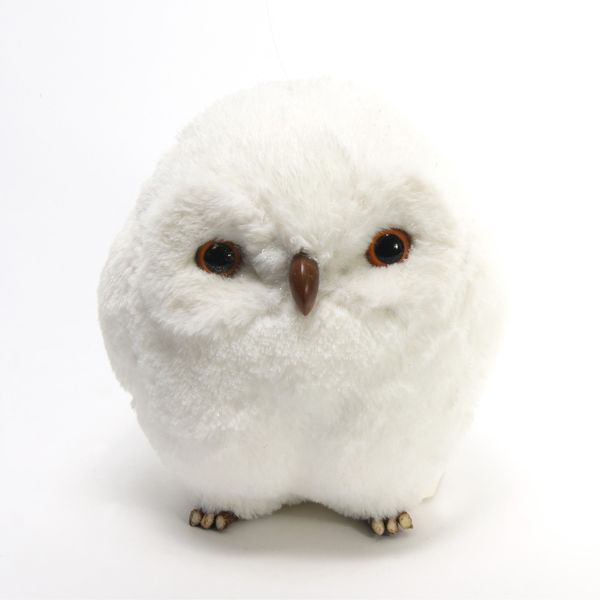H19*W17*D17CM Hanging Owl,Artificial fur,White