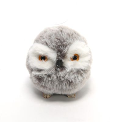 H8*W8*D8CM Hanging Owl,Artificial fur,Grey