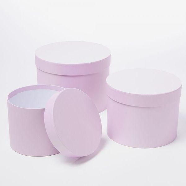 Lilac Hat Boxes 