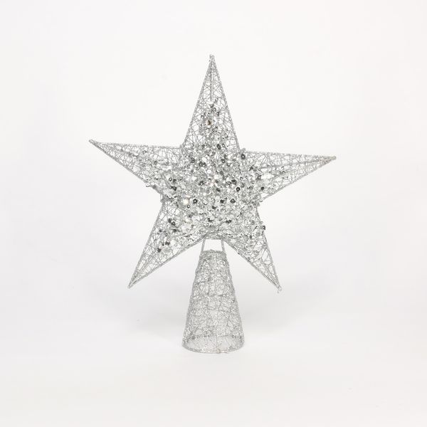 Star Tree Topper-ROSE GOLD/SILVER