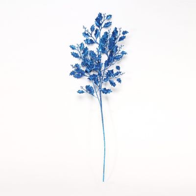 Holly Leaves Spray- Royal Blue (#12)-30 Inch