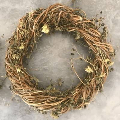 British-Brown Hop Wreath (Large)
