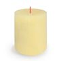  Bolsius Rustic Shine Pillar Candle 80 x 68mm - Butter Yellow 