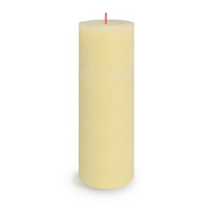 Bolsius Rustic Shine Pillar Candle 190 x 68mm - Sunny Yellow