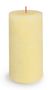 Bolsius Rustic Shine Pillar Candle 130 x 68mm - Sunny Yellow