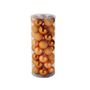 Orange 8cm Plastic Ball in tube (matt,shiny,glitter) x 40