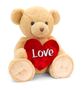 75cm Brown Snuggles Bear With Heart