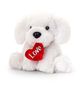 30cm Keeleco Bichon Frise With Heart