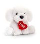 25cm Keeleco Bichon Frise With Heart