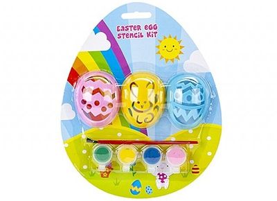 Paint Your Own Easter Egg Stencil And Paint Set On B/Crd