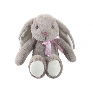 23Cm Sitting Floppy Pippin Rabbit Grey