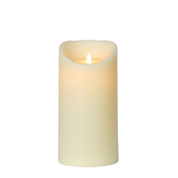 Moving Flame LED Candle 12.5x25cm