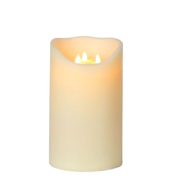 Moving Flame LED Candle 15x25cm
