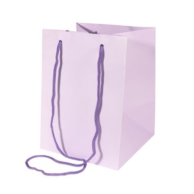 19x25cm Lilac  Hand Tie Bag (10/100)
