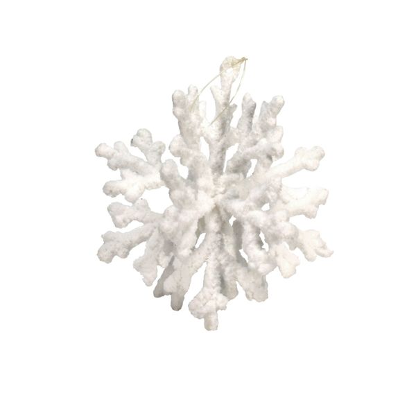 Snowflake Decoration  17cm White 