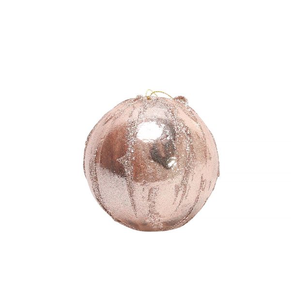 Bauble Rose Gold 9cm 