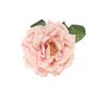 Rose Plush with Clip 18cm Light Pink 